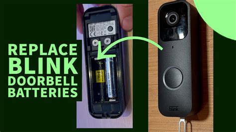 how to change blink doorbell battery